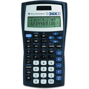 Texas Instruments TI-30XIIS calculator image